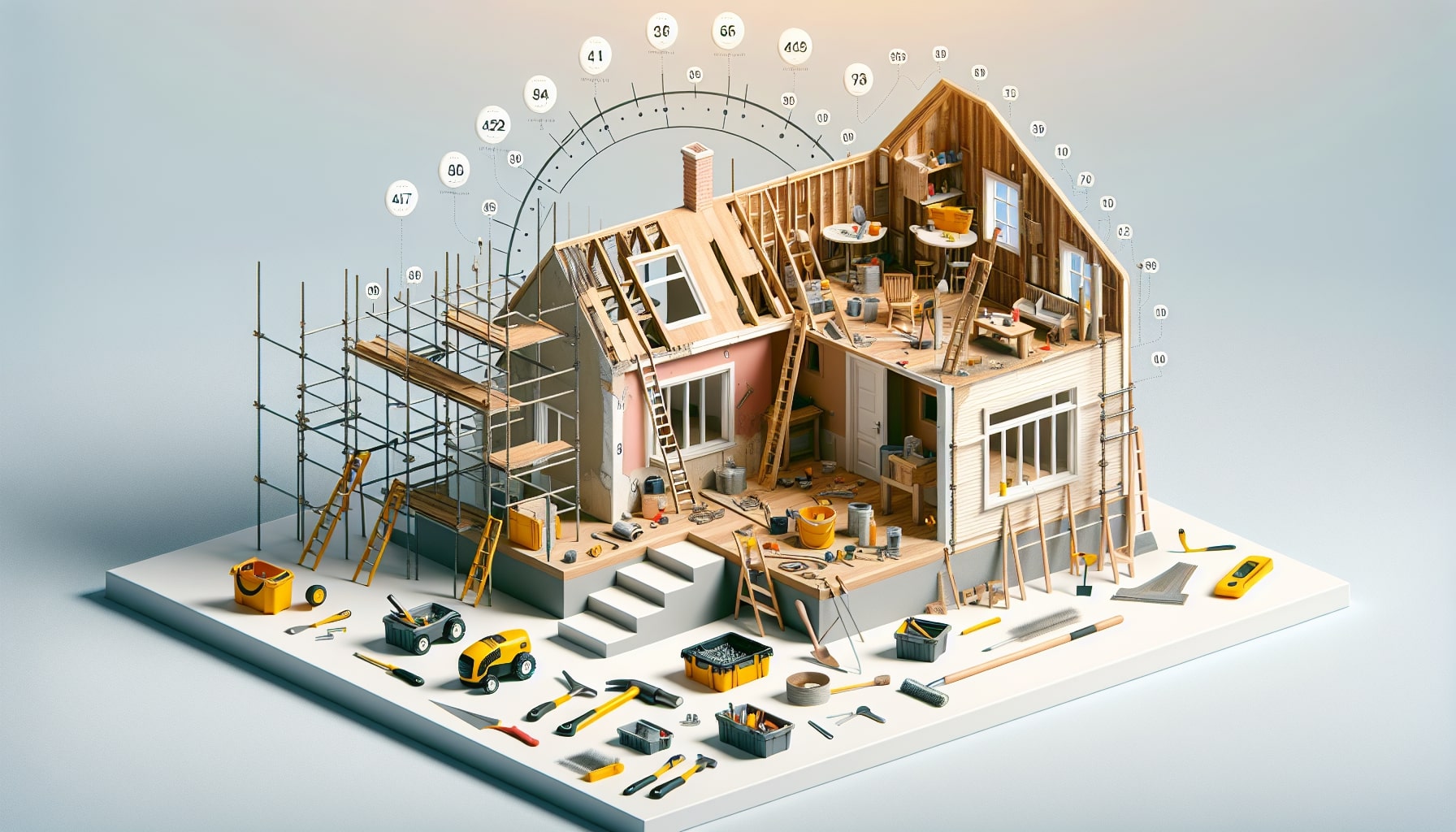 temps pour renover maison soi meme