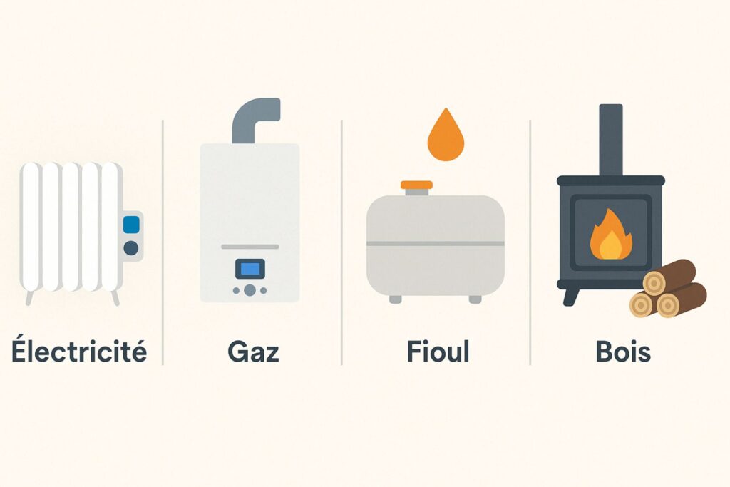 différents systèmes de chauffage