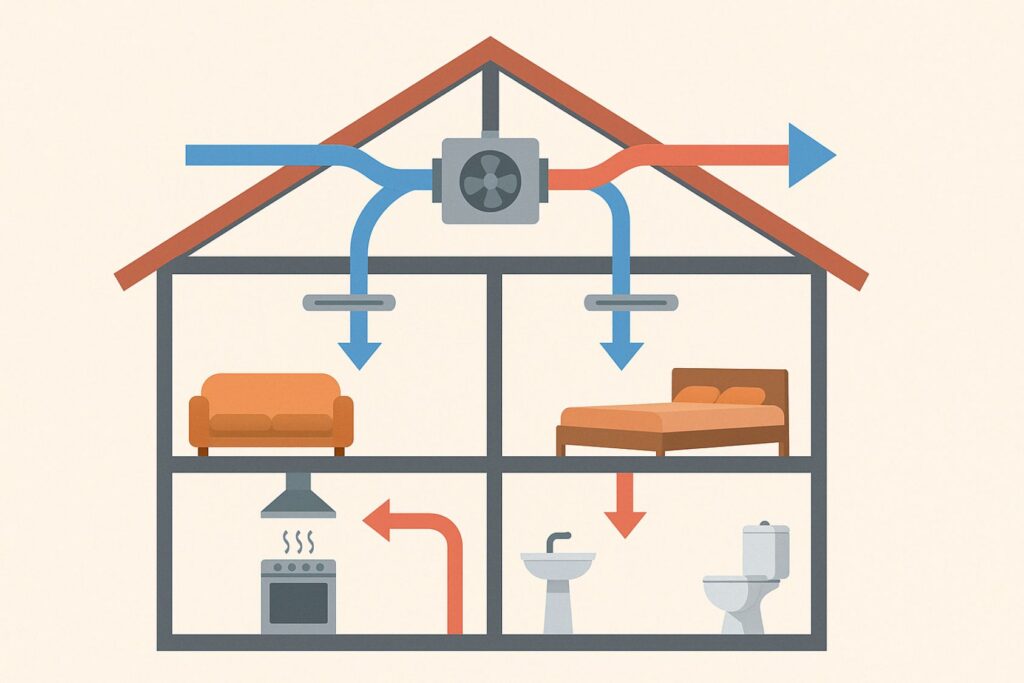ventilation mécanique contrôlée (VMC)