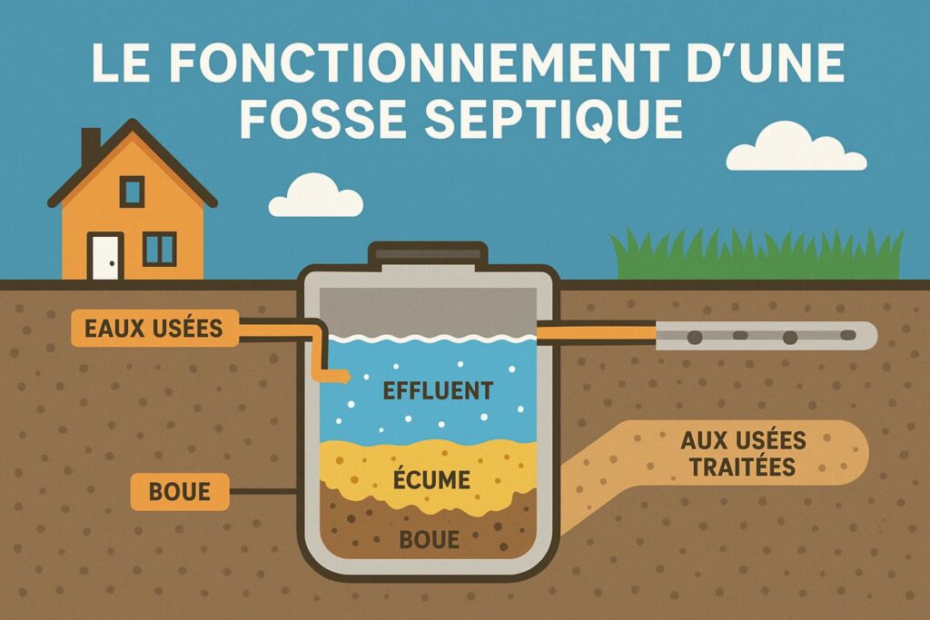 fonctionnement d'une fosse septique
