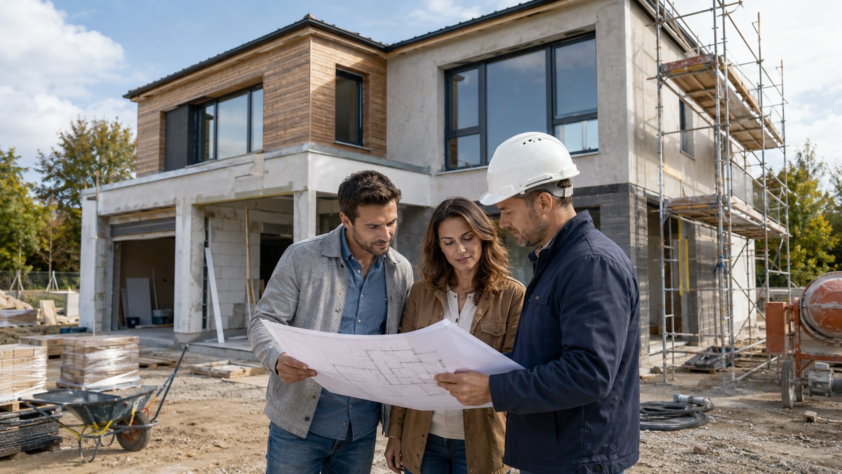 Construire une maison : du projet à la remise des clés