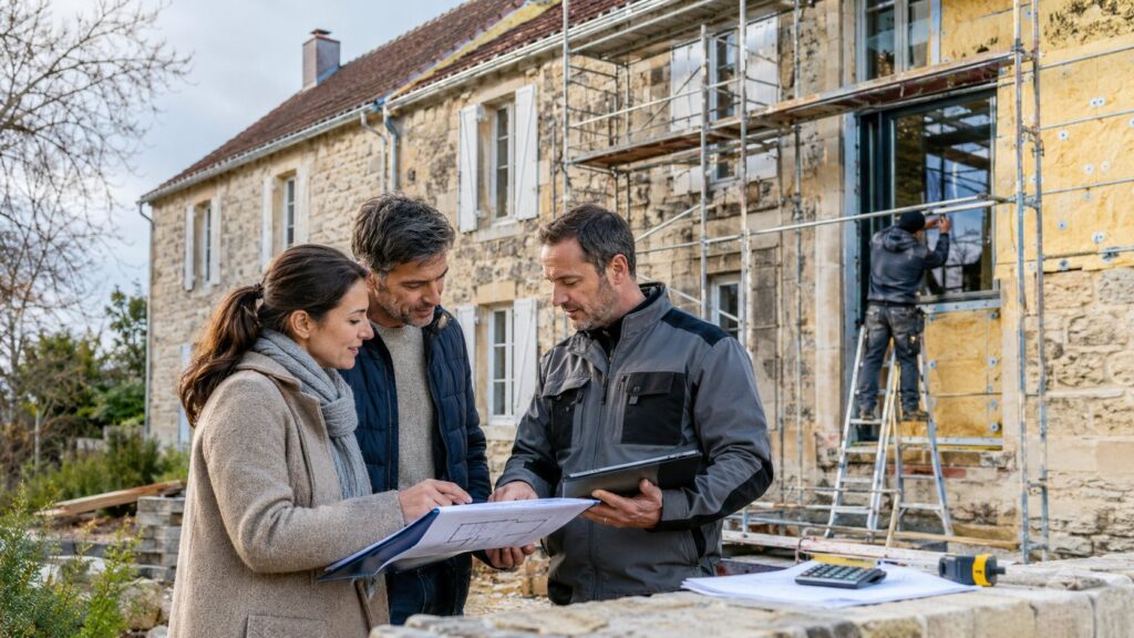 Scène réaliste liée à Maison ancienne : quelles aides selon vos travaux en 2026 ?