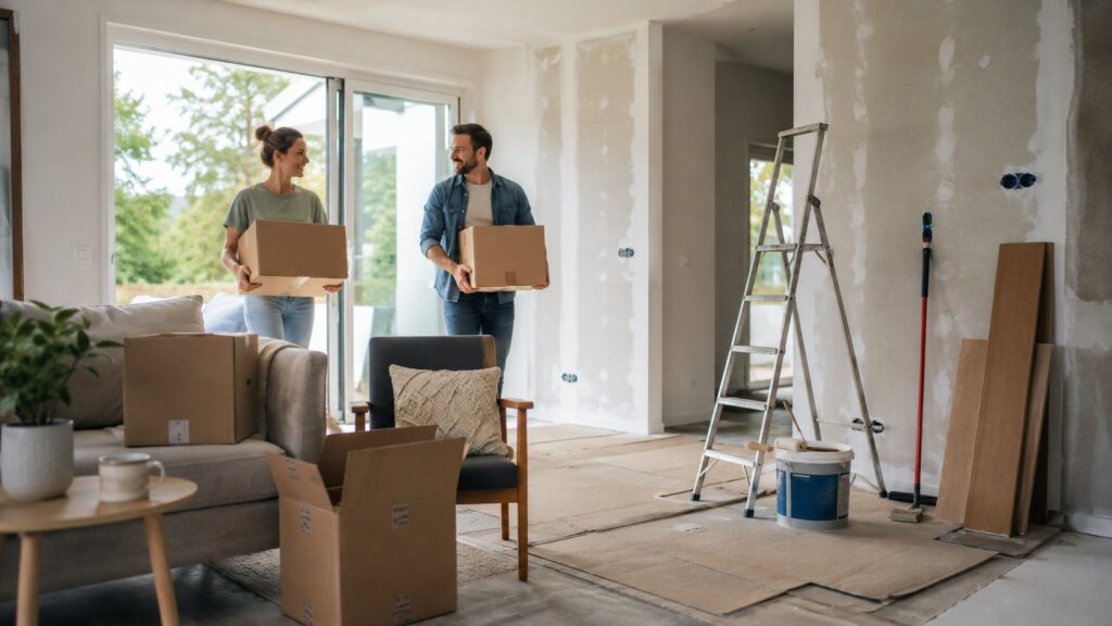 Peut-on habiter sa maison avant la fin du chantier ?