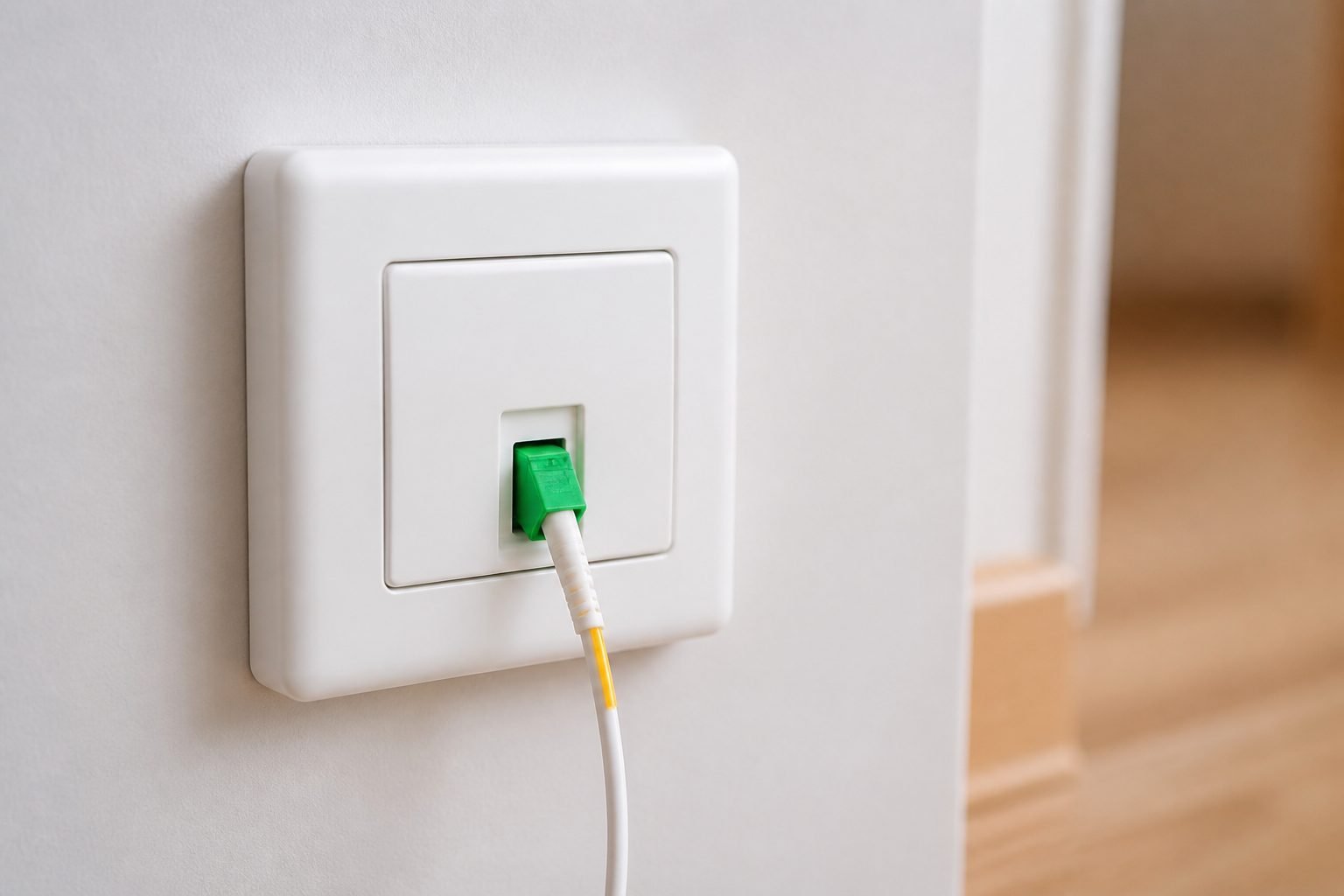 Illustration de À quoi ressemble une prise fibre optique ?