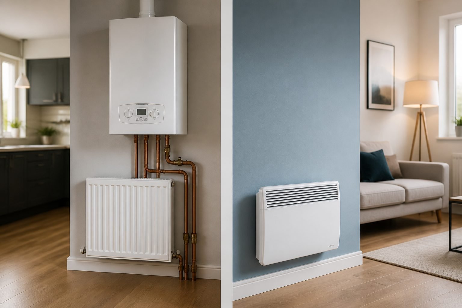 Illustration de Gaz ou électricité : quel chauffage choisir ?
