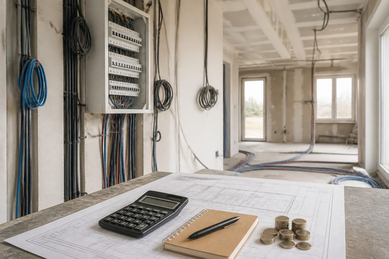 Illustration de Installation électrique d’une maison : quel budget ?