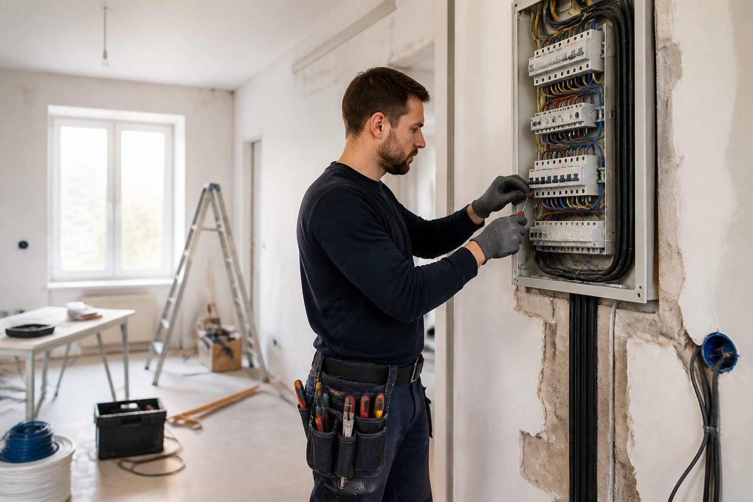 Illustration de Rénover l’électricité d’une maison : étapes et budget